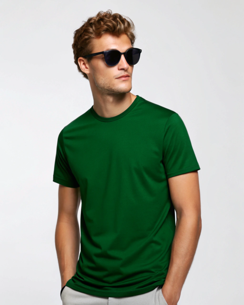 dark-green-regular-fit-t-shirt