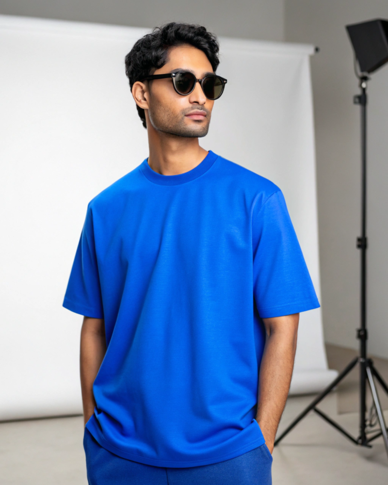 heavy-guage-royal-blue-oversized-t-shirt