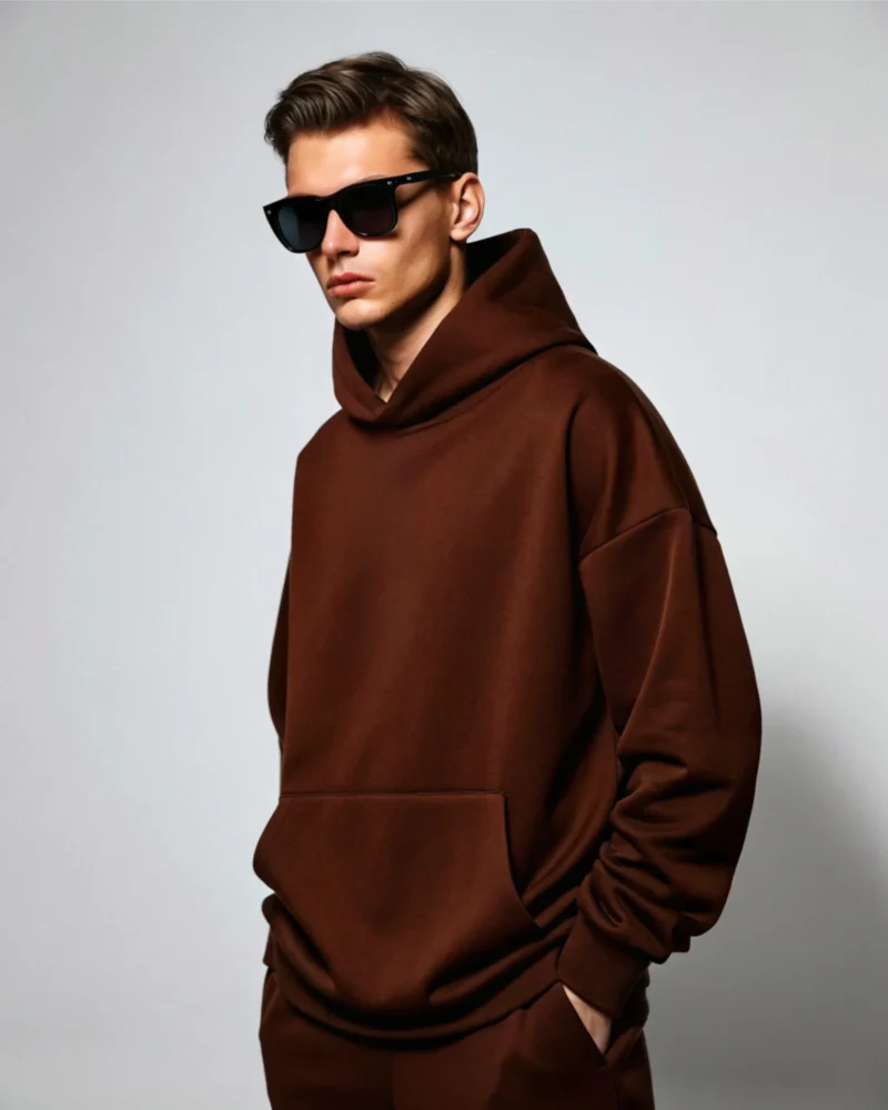 chocolate-brown-oversized-hoodie