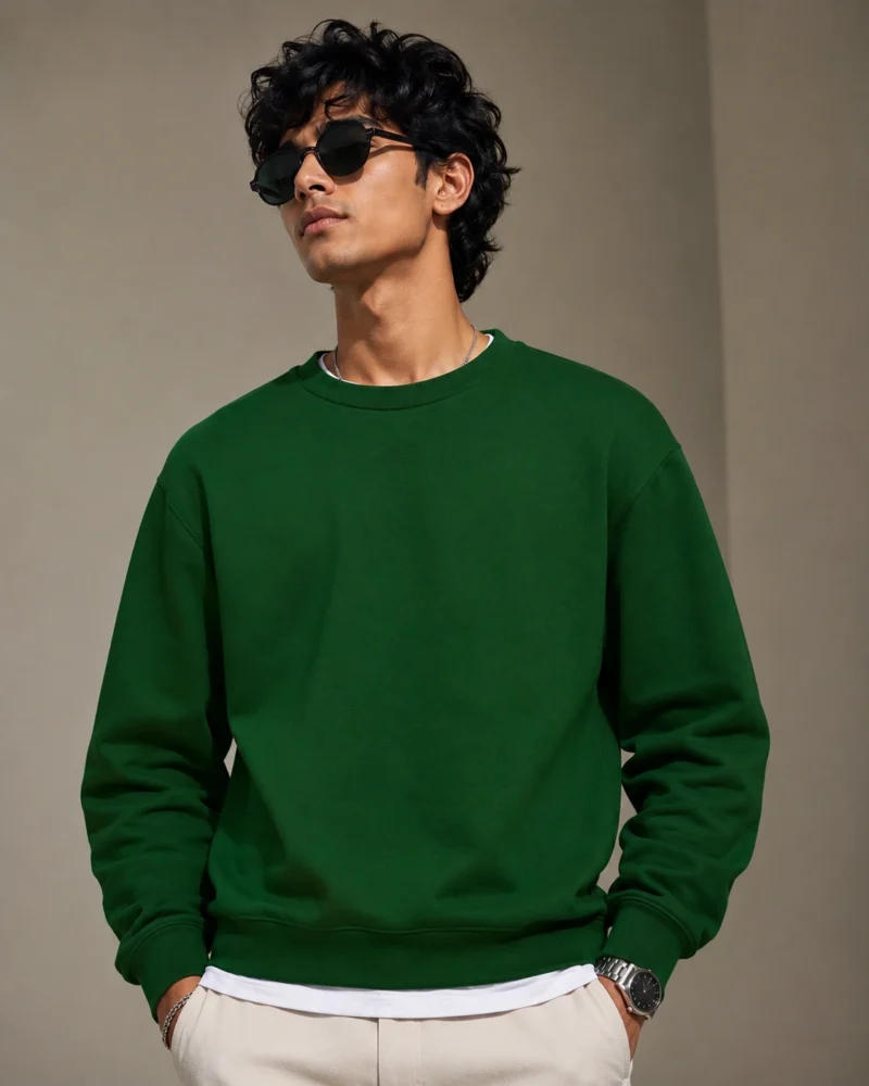 green-sweatshirt