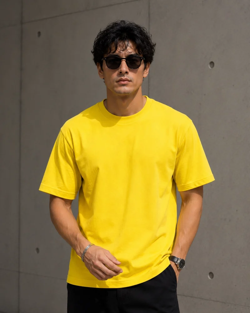 yellow-regular-fit-t-shirt
