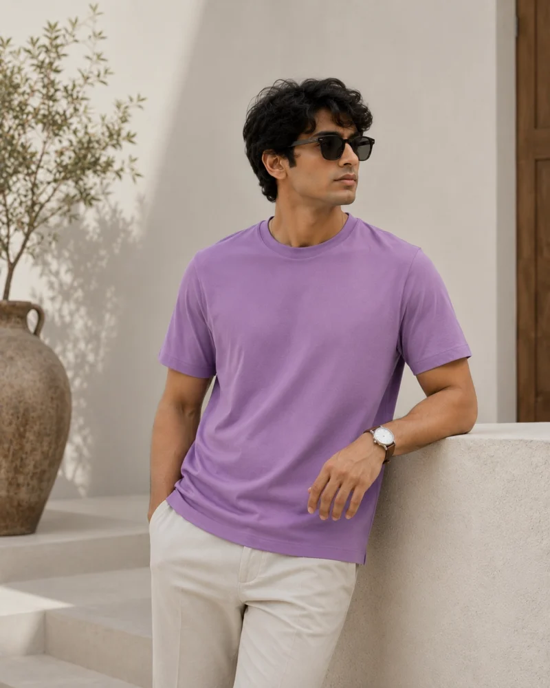 lavender-regular-fit-t-shirt