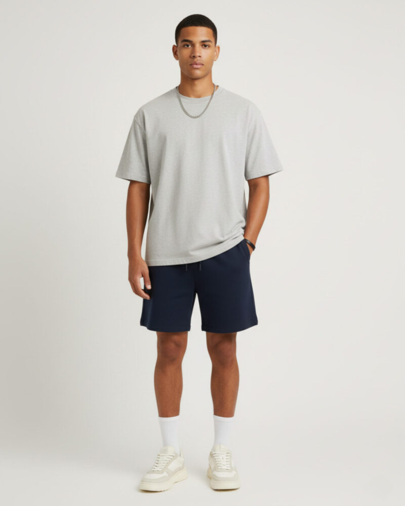 pearl-blue-solid-shorts