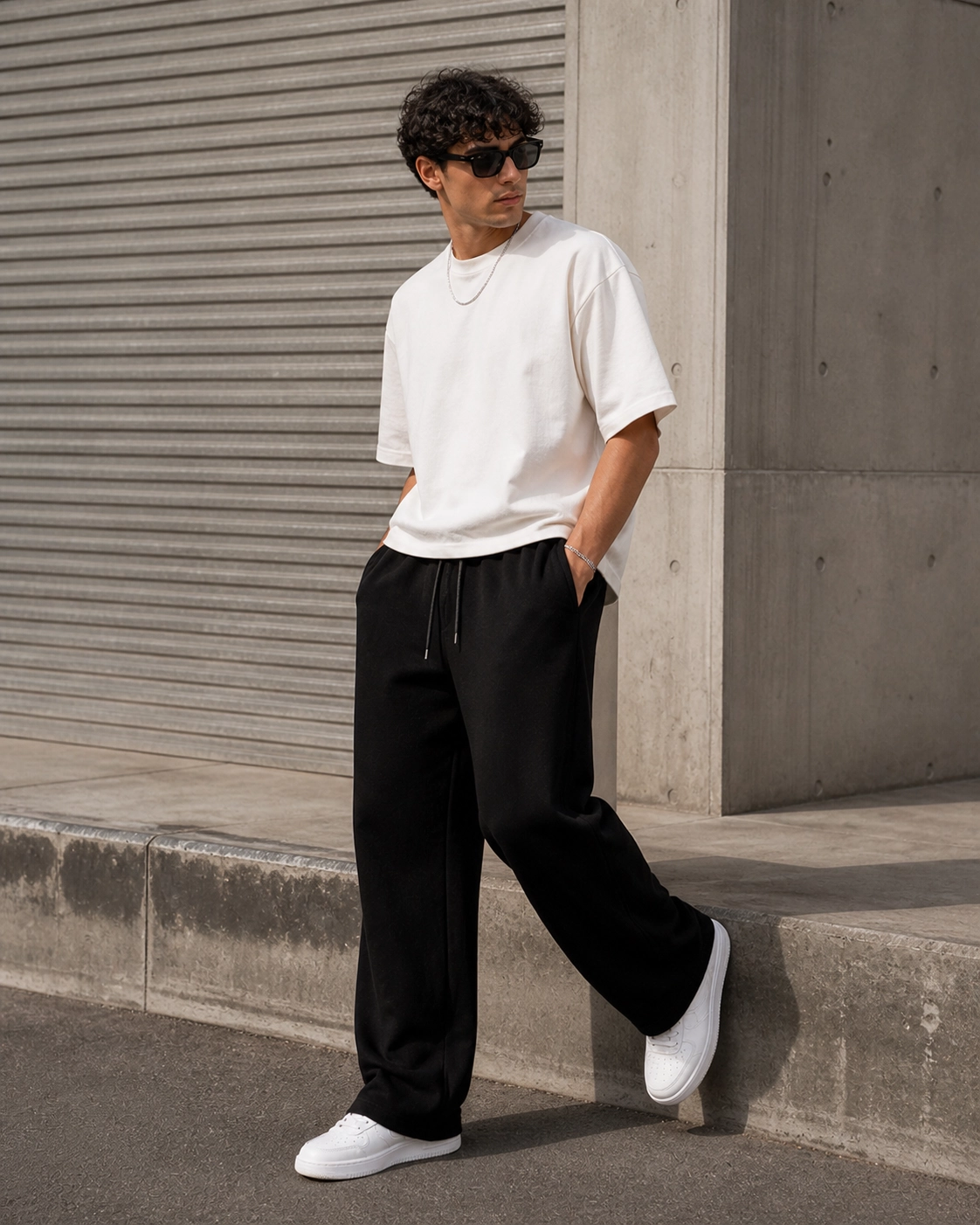 Urban Flex Black Joggers - Image 2