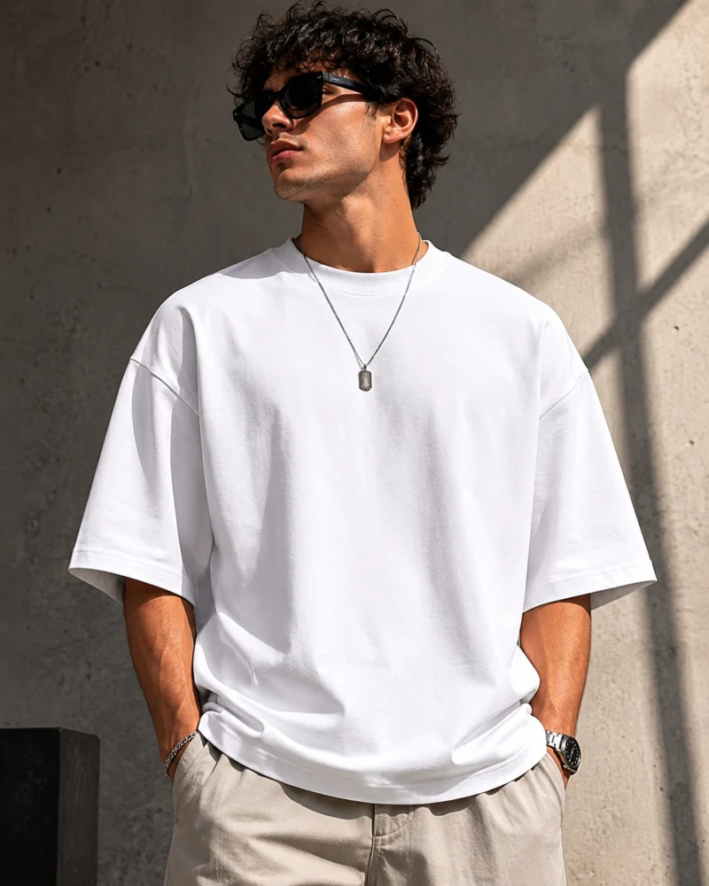 essentials-mint-blue-oversized-tee