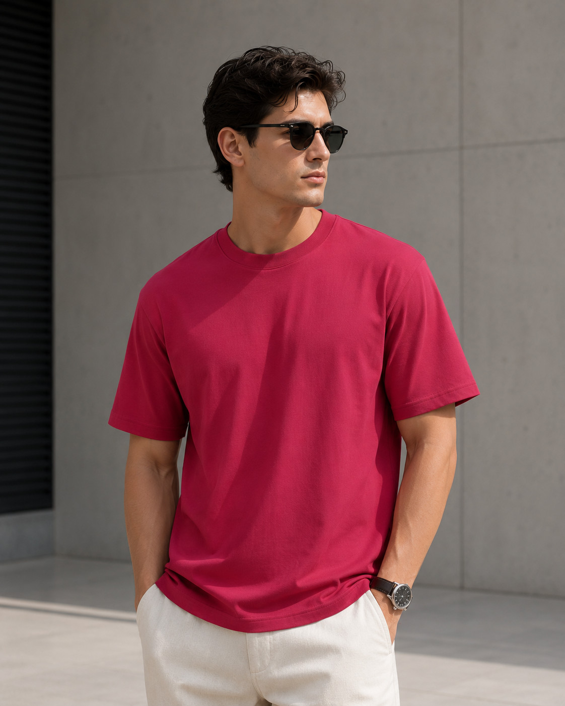 Solid: Hot pink