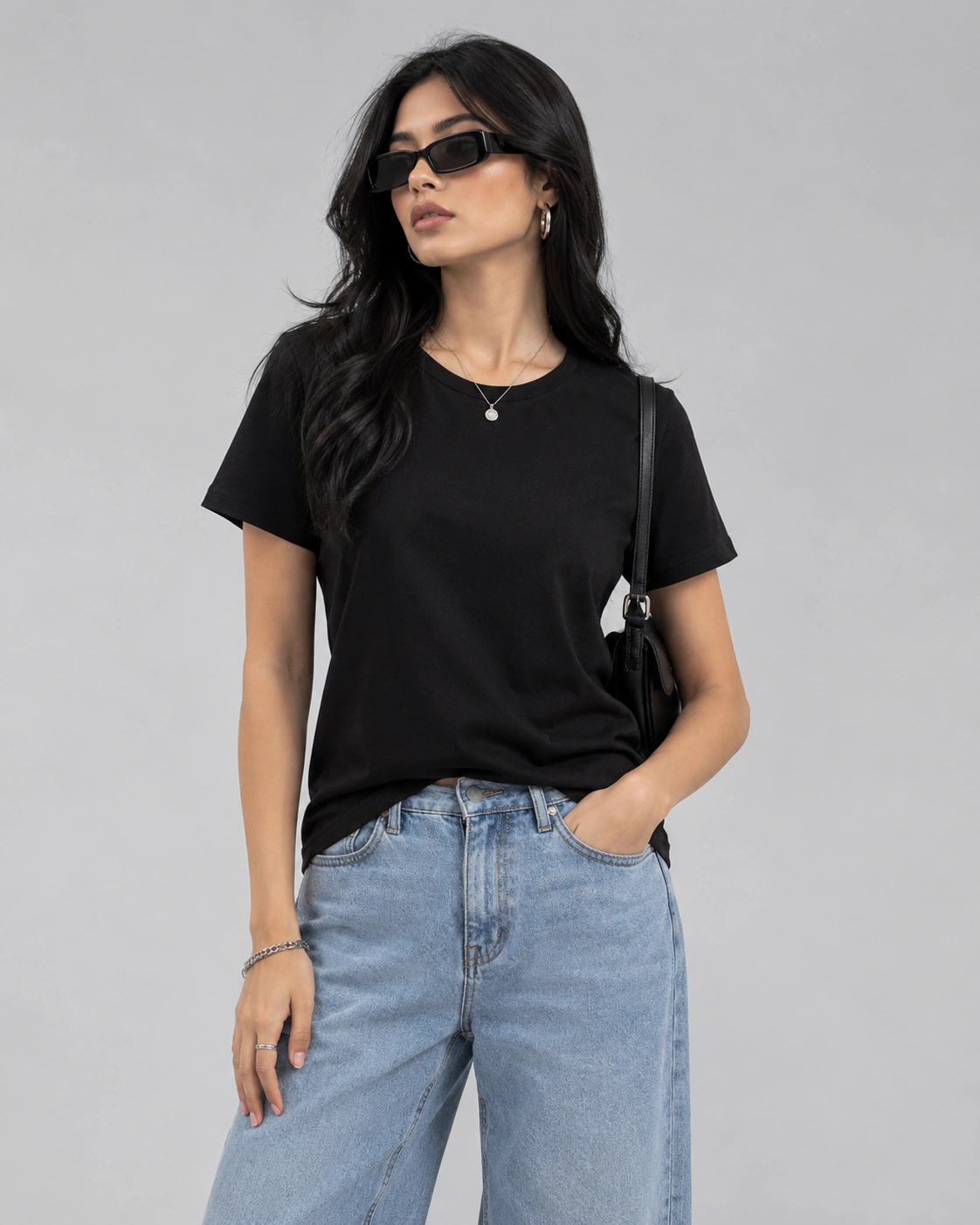 Black Regular Fit Tee