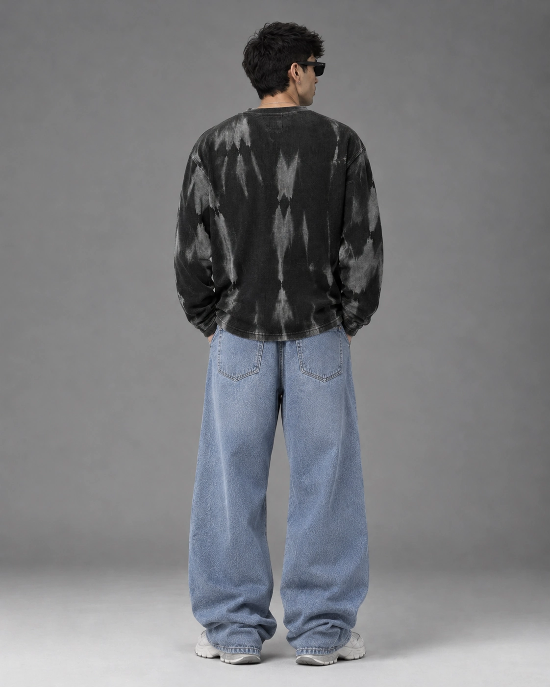 VOIDSHIFT Waffle Knit Full Sleeve Tshirt - Image 3
