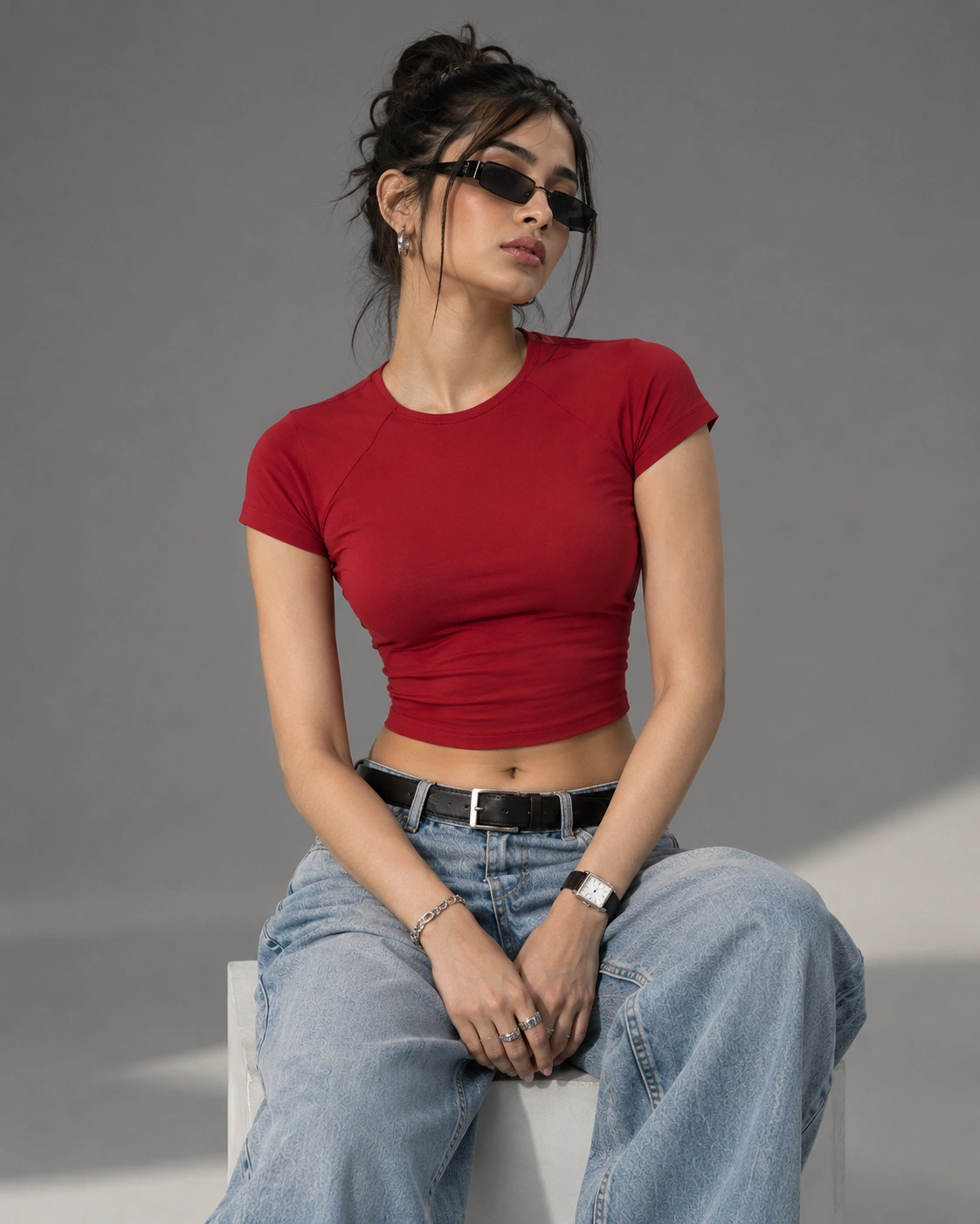 Red Baby Tee