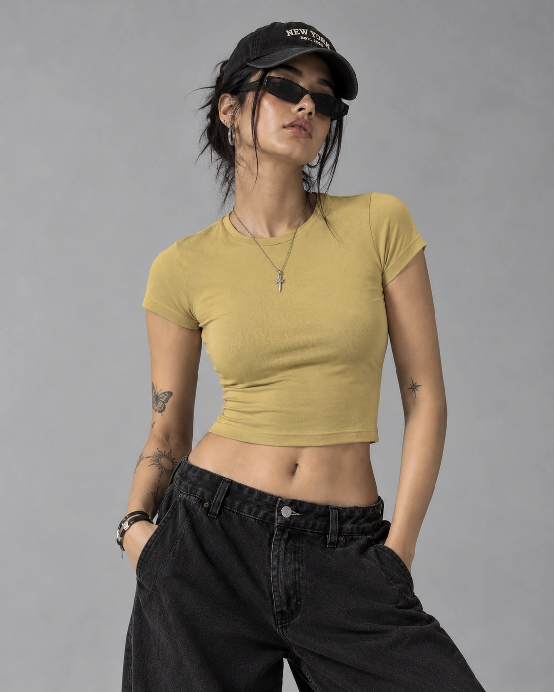Tacha Yellow Baby Tee